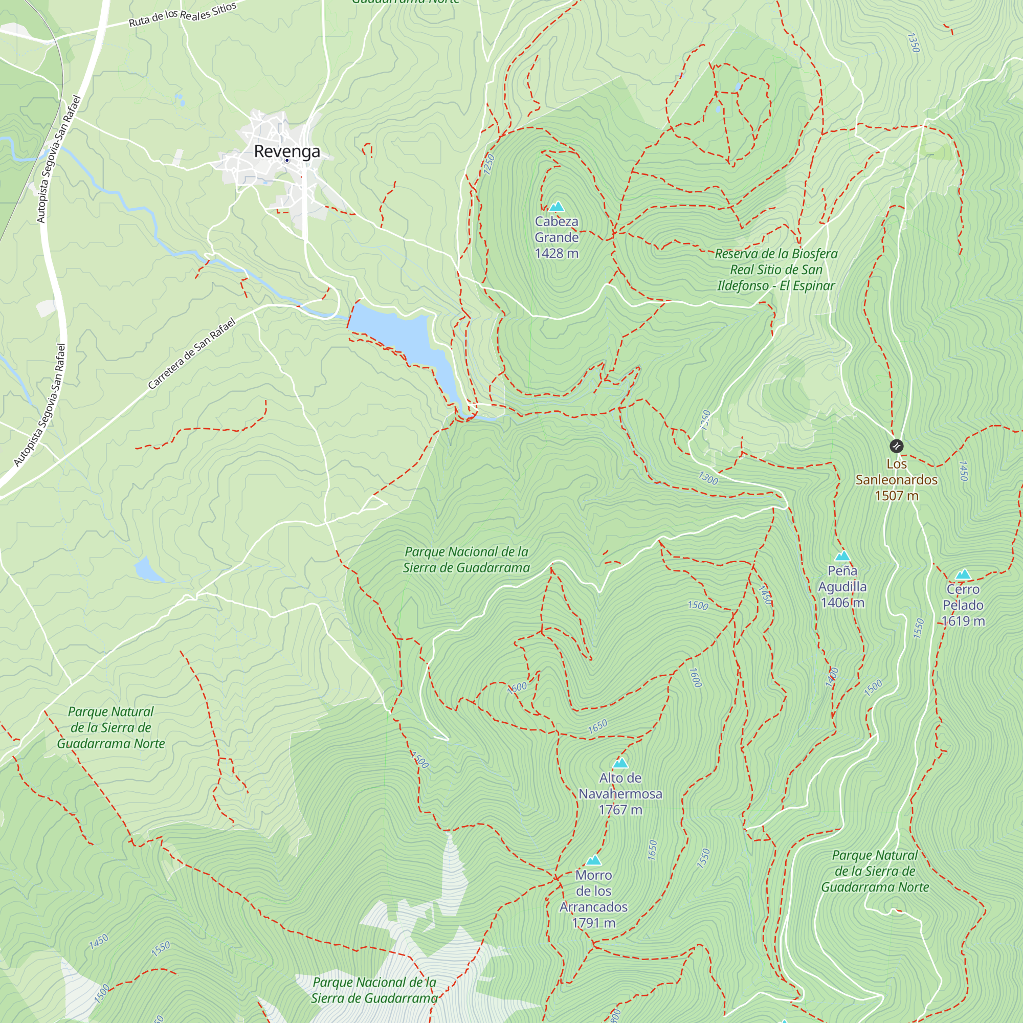 Cabaña Huete map