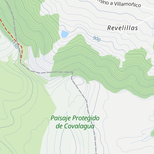 Map of Peña Corbera