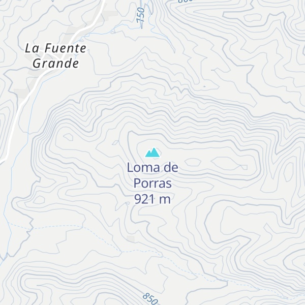 Map of Loma de Porras