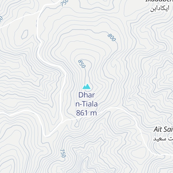 Map of Dhar n-Tiala
