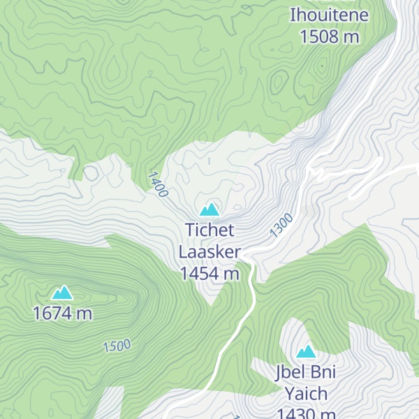 Map of Tichet Laasker