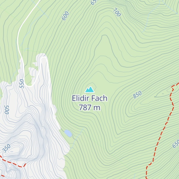 Map of Elidir Fach