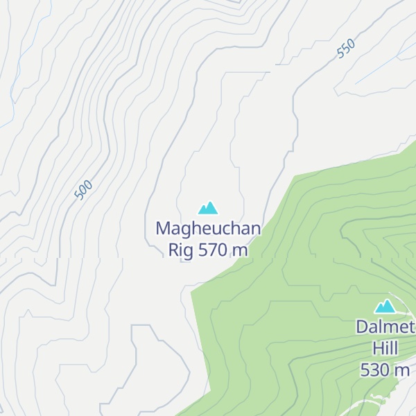 Map of Magheuchan Rig