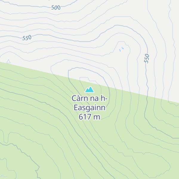 Map of Càrn na h-Easgainn