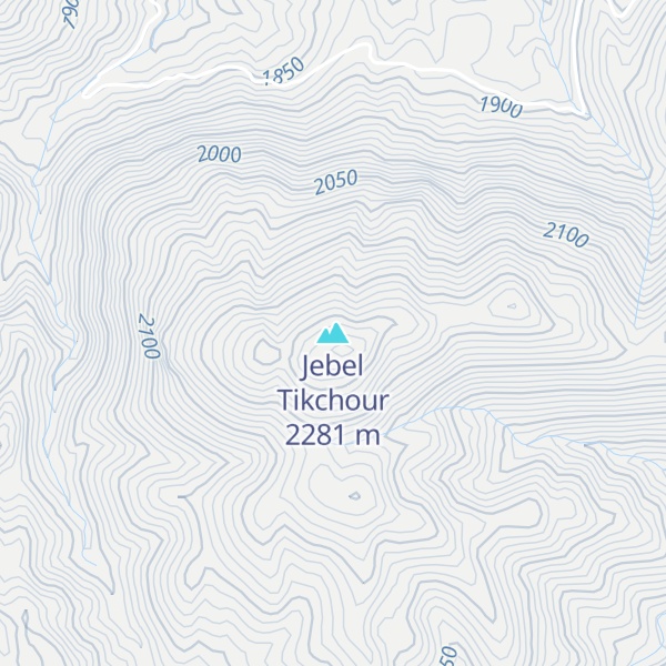 Map of Jebel Tikchour