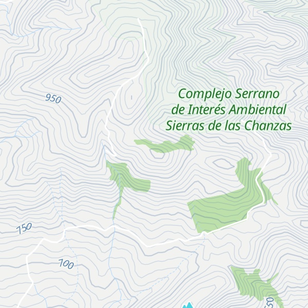 Map of Loma de los Chorreros
