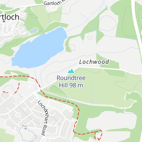 Map of Roundtree Hill