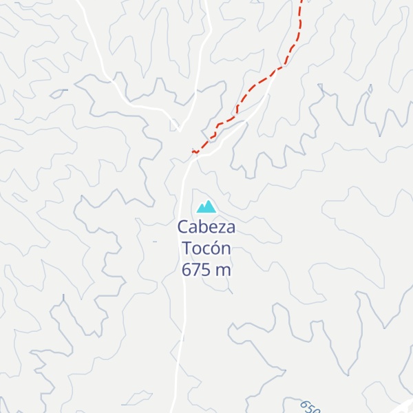 Map of Cabeza Tocón