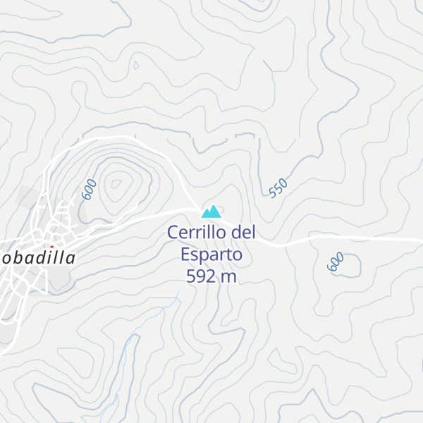 Map of Cerrillo del Esparto