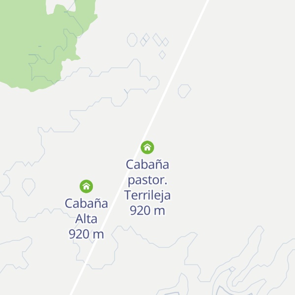 Map of Cabaña pastor. Terrileja
