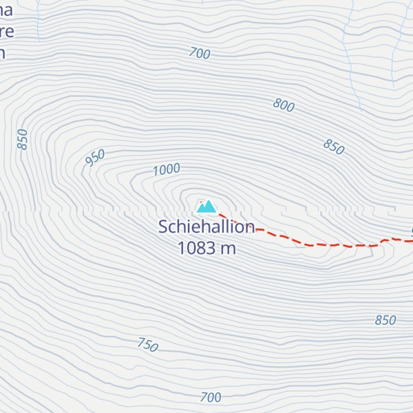 Map of Schiehallion