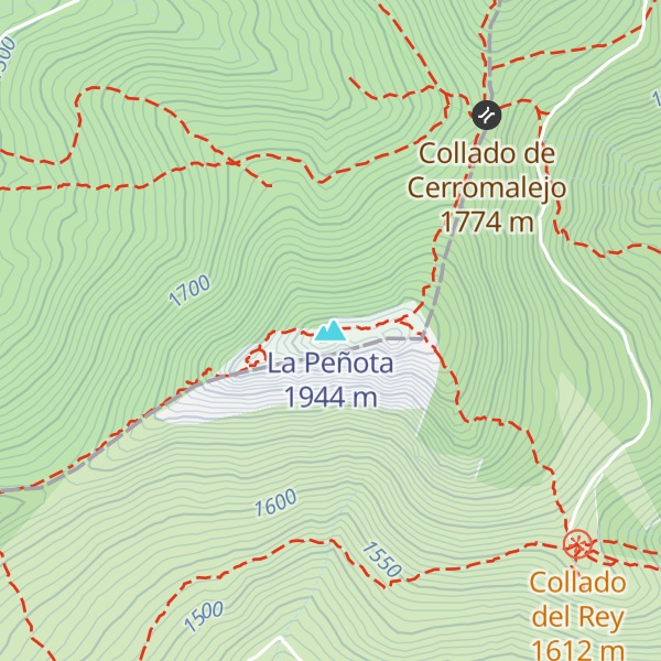 Map of La Peñota
