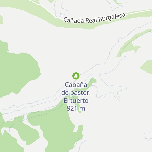 Map of Cabaña de pastor. El tuerto