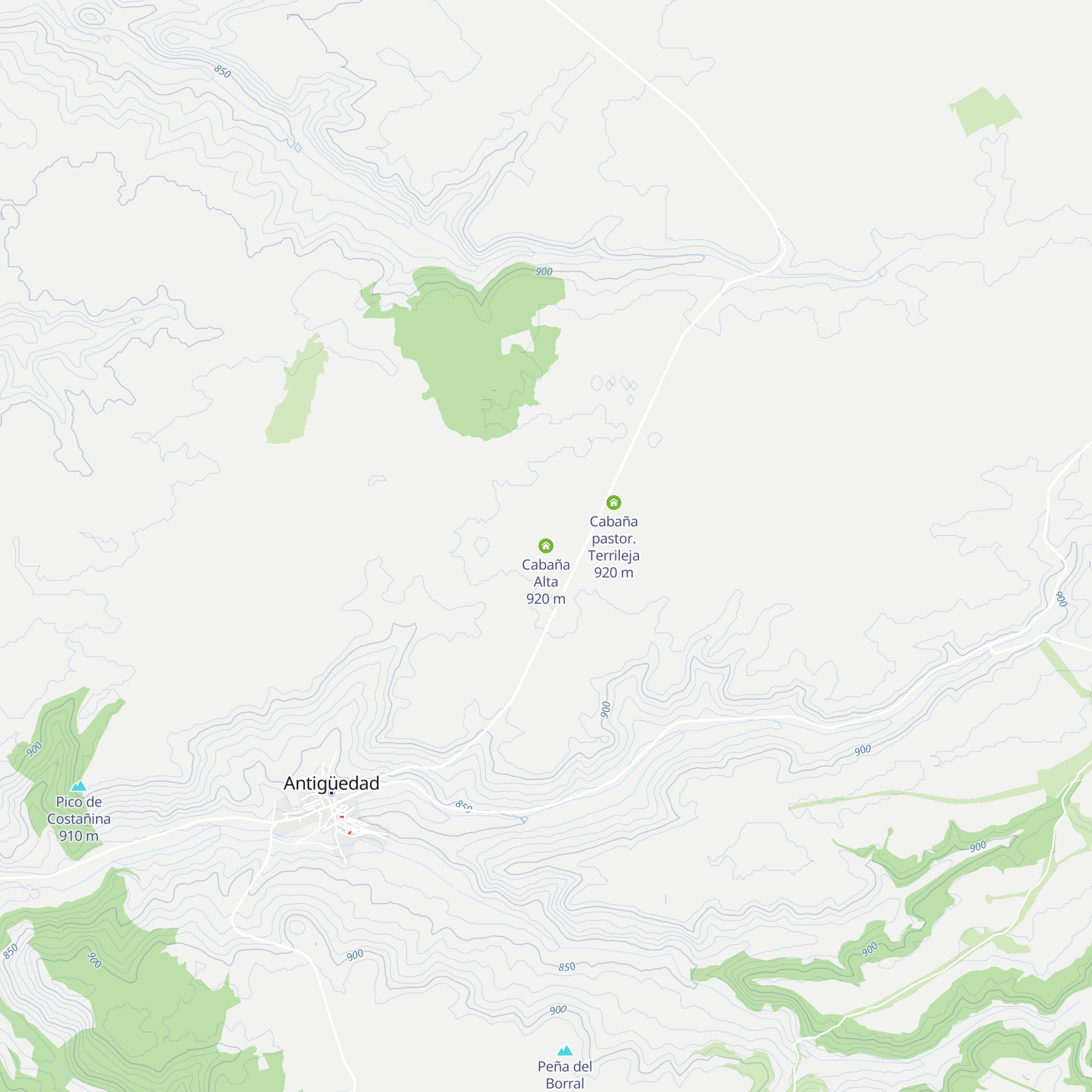 Cabaña Alta map