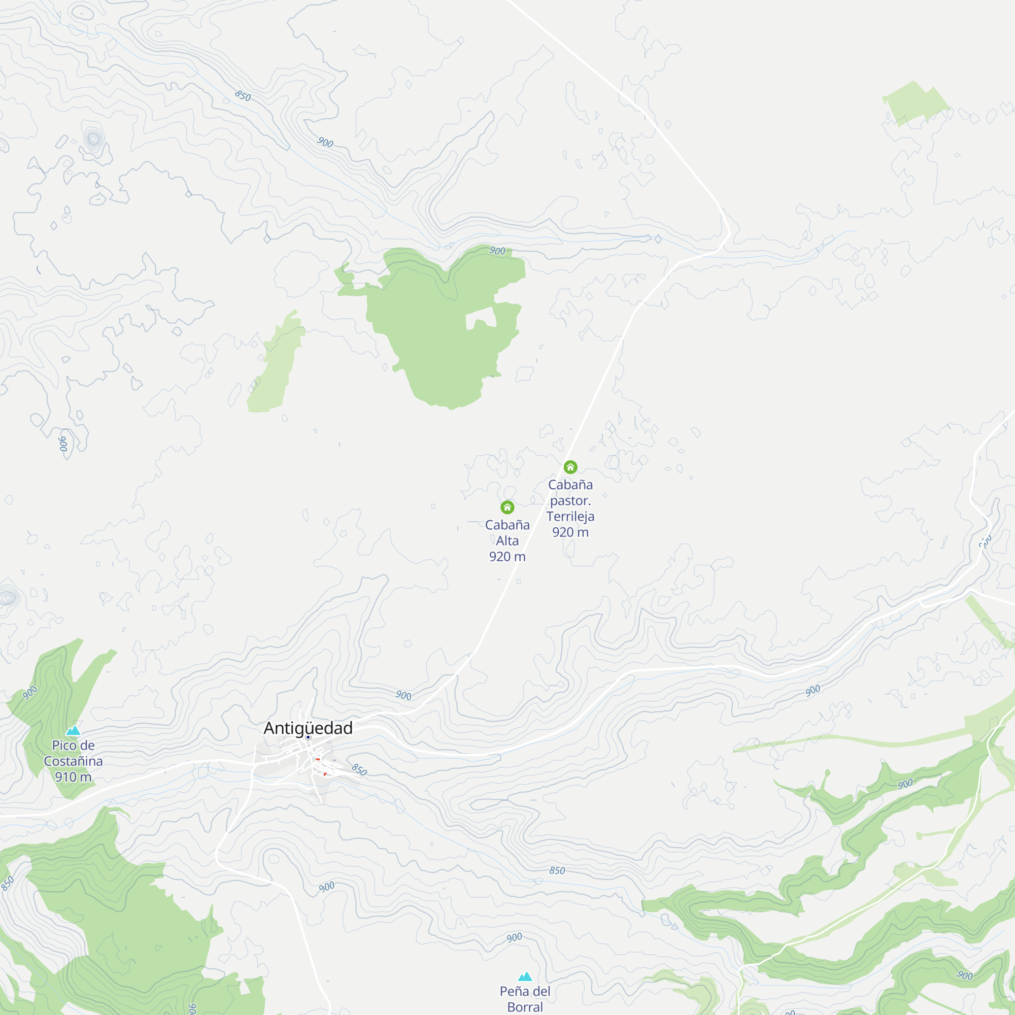 Cabaña Alta map