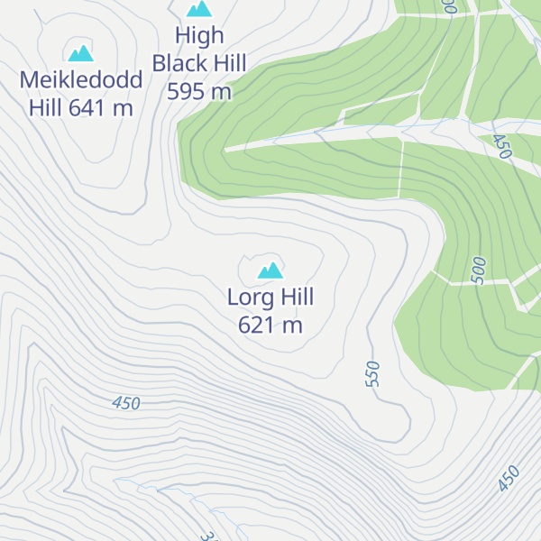 Map of Lorg Hill