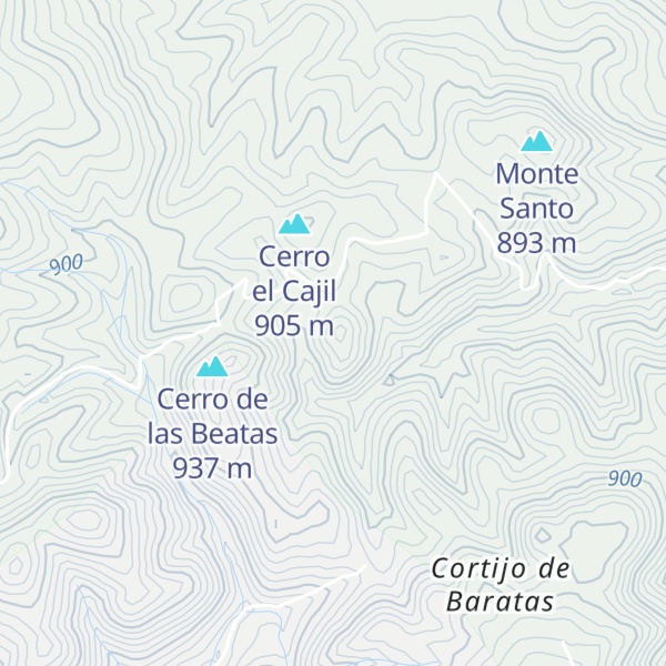 Map of Cerro Campaña