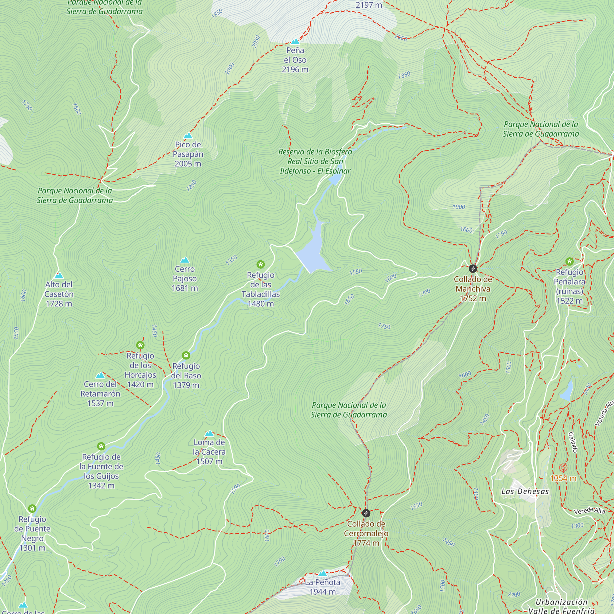 Refugio Libre la Vaqueriza map