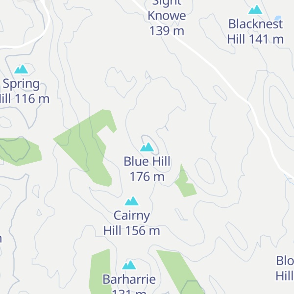Map of Blue Hill