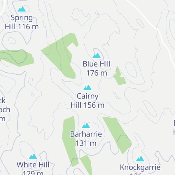 Map of Cairny Hill