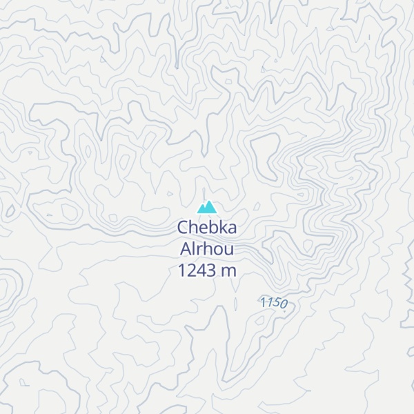 Map of Chebka Alrhou