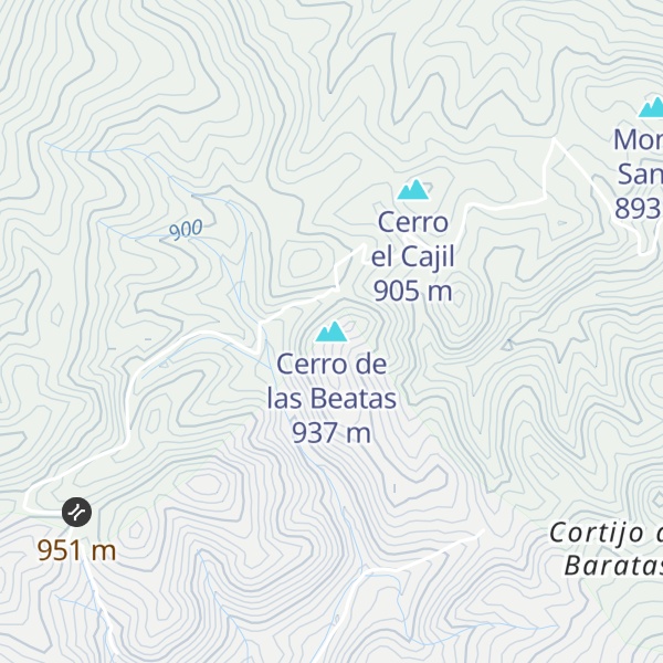 Map of Cerro de las Beatas