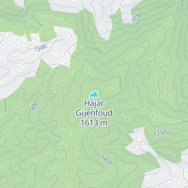 Map of Hajar Guenfoud