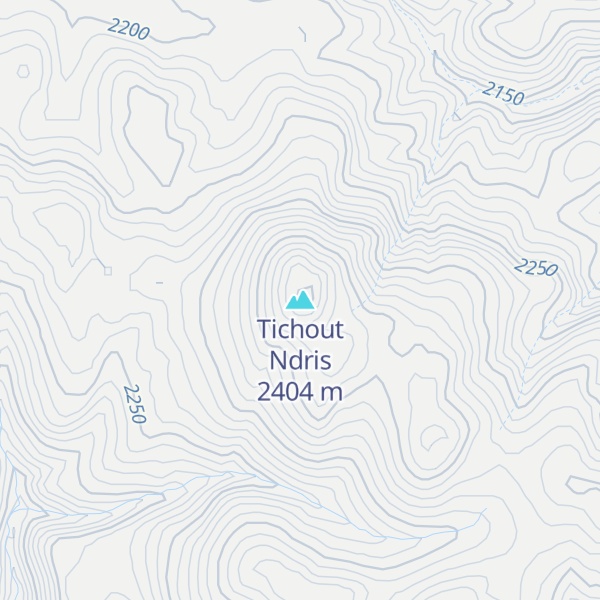 Map of Tichout Ndris