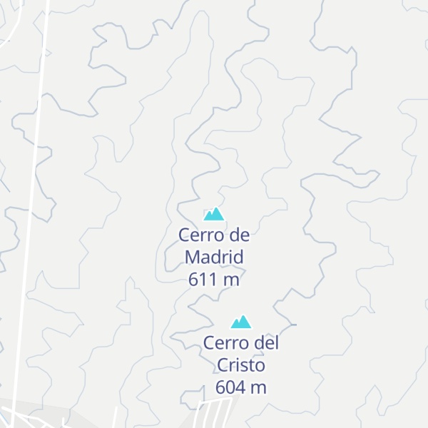 Map of Cerro de Madrid