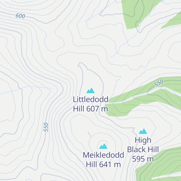 Map of Littledodd Hill
