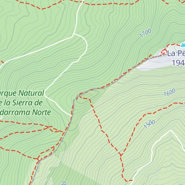 Map of Cerro del Mostajo