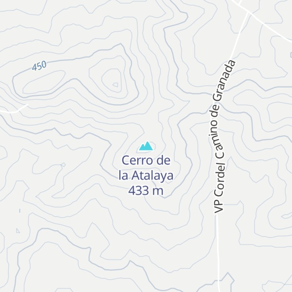 Map of Cerro de la Atalaya