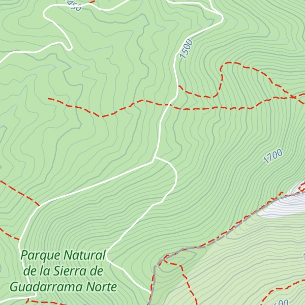 Map of Refugio Loma de los Ardiles