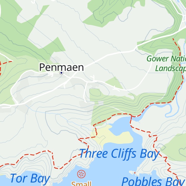 Map of Nott Hill