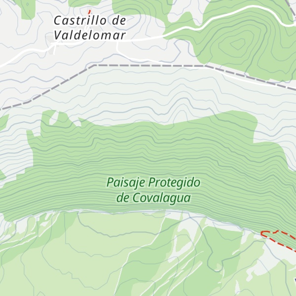 Map of Monte Ahedo