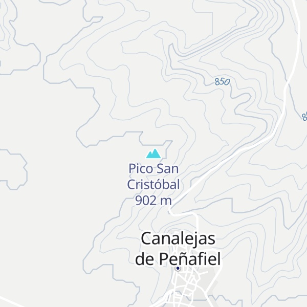 Map of Pico San Cristóbal