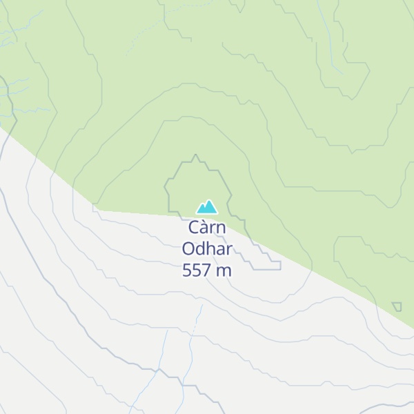 Map of Càrn Odhar