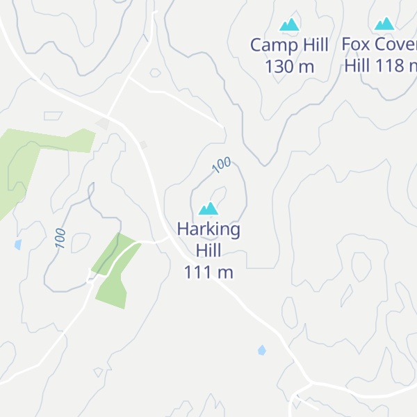 Map of Harking Hill