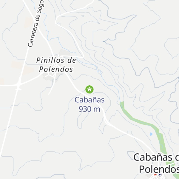 Map of Cabañas