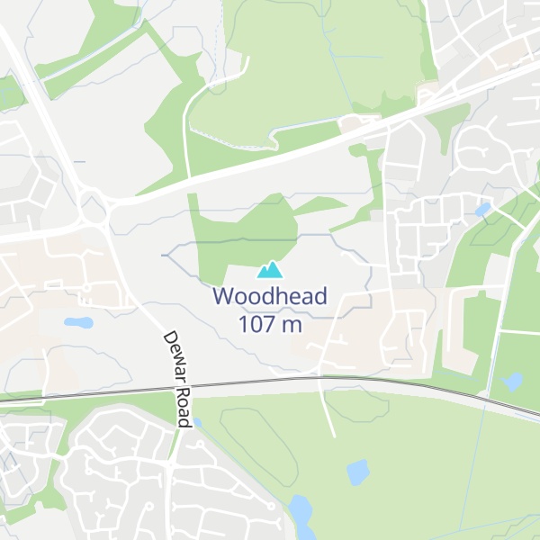 Map of Woodhead