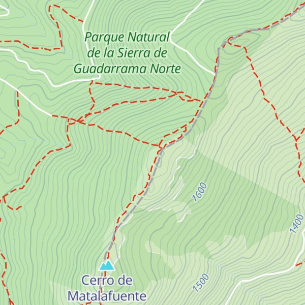 Map of Peña del Cuervo