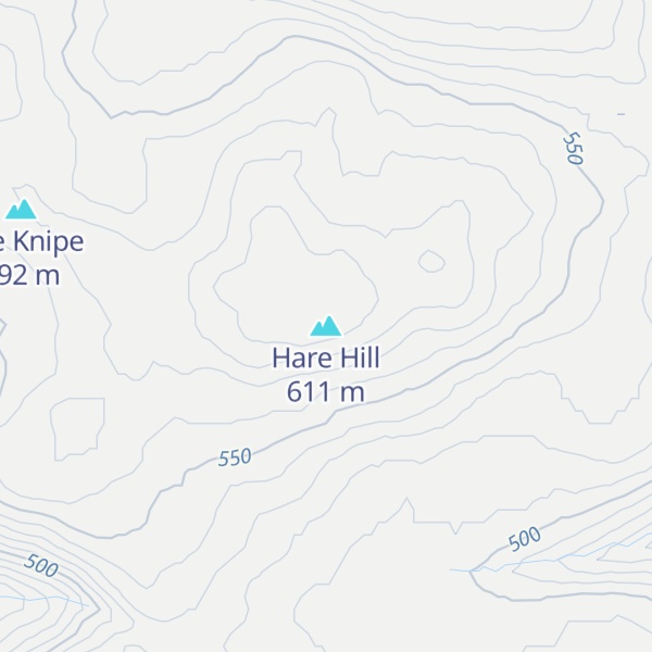 Map of Hare Hill