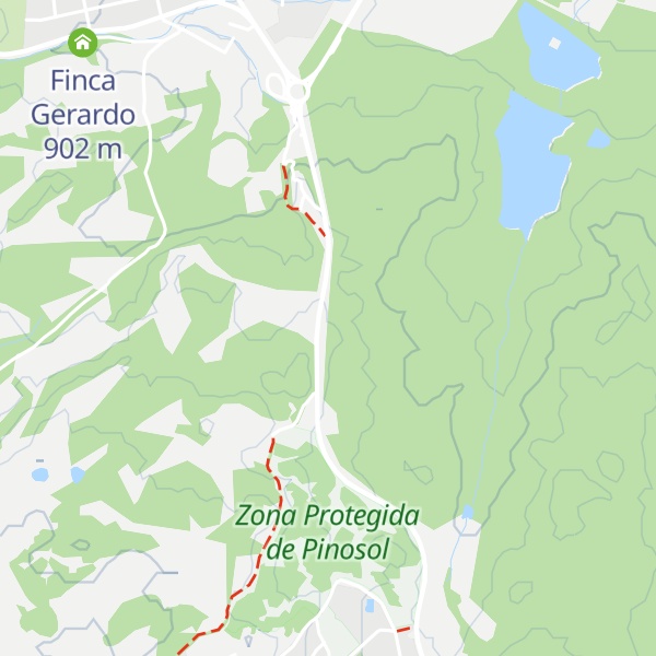 Map of La Peña