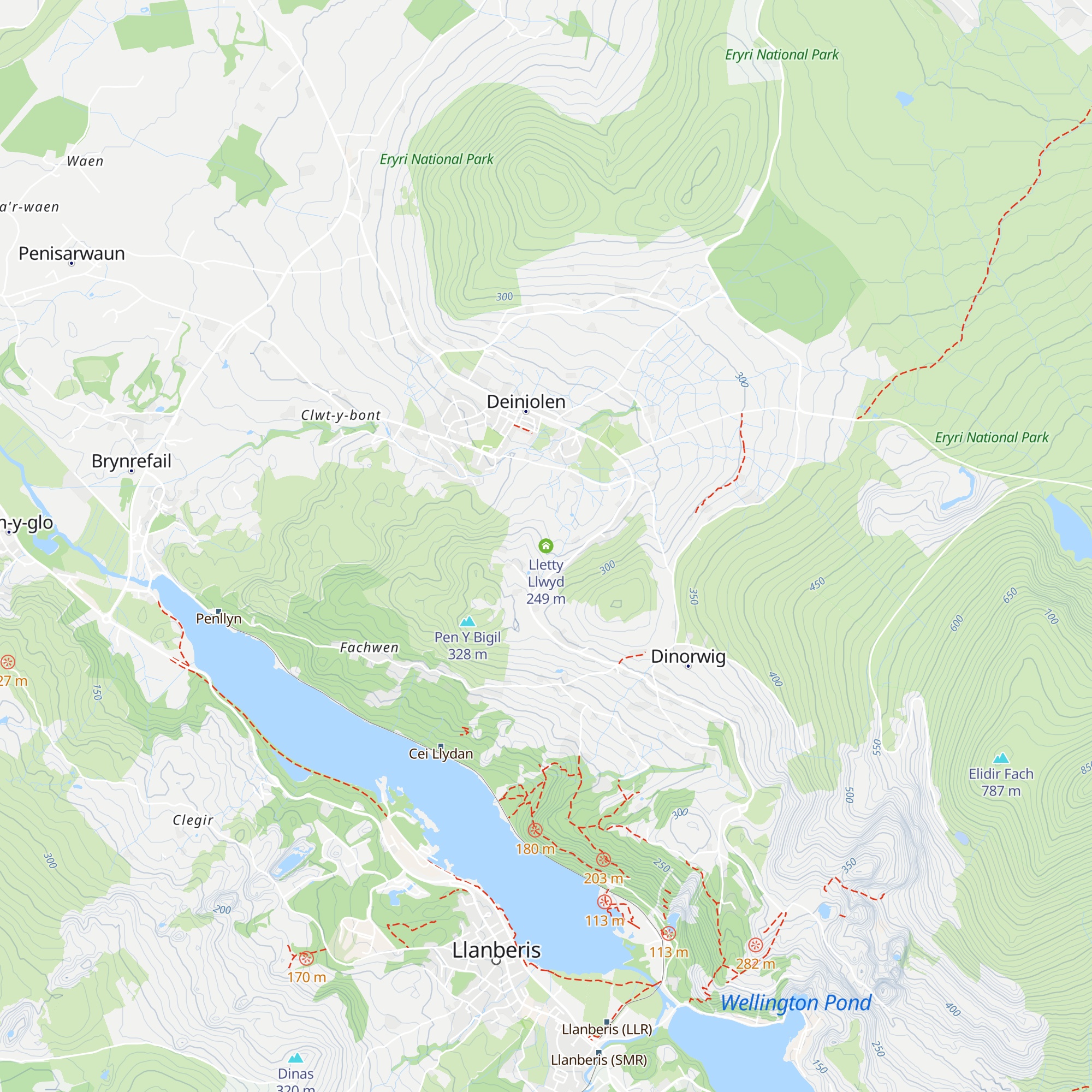 Lletty Llwyd map