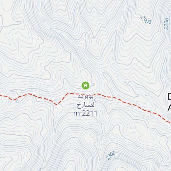 Map of بؤبريد لمسارح