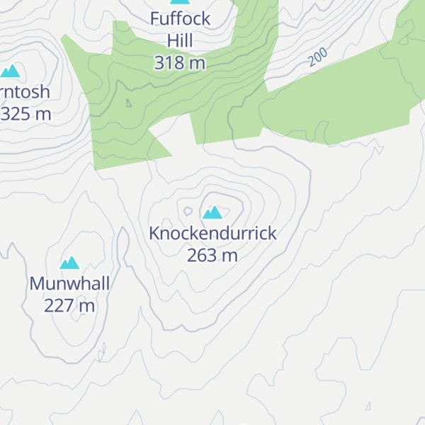 Map of Knockendurrick