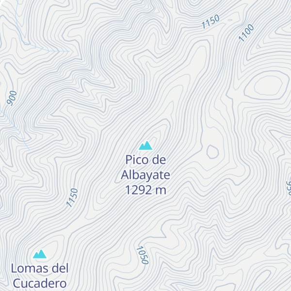 Map of Pico de Albayate