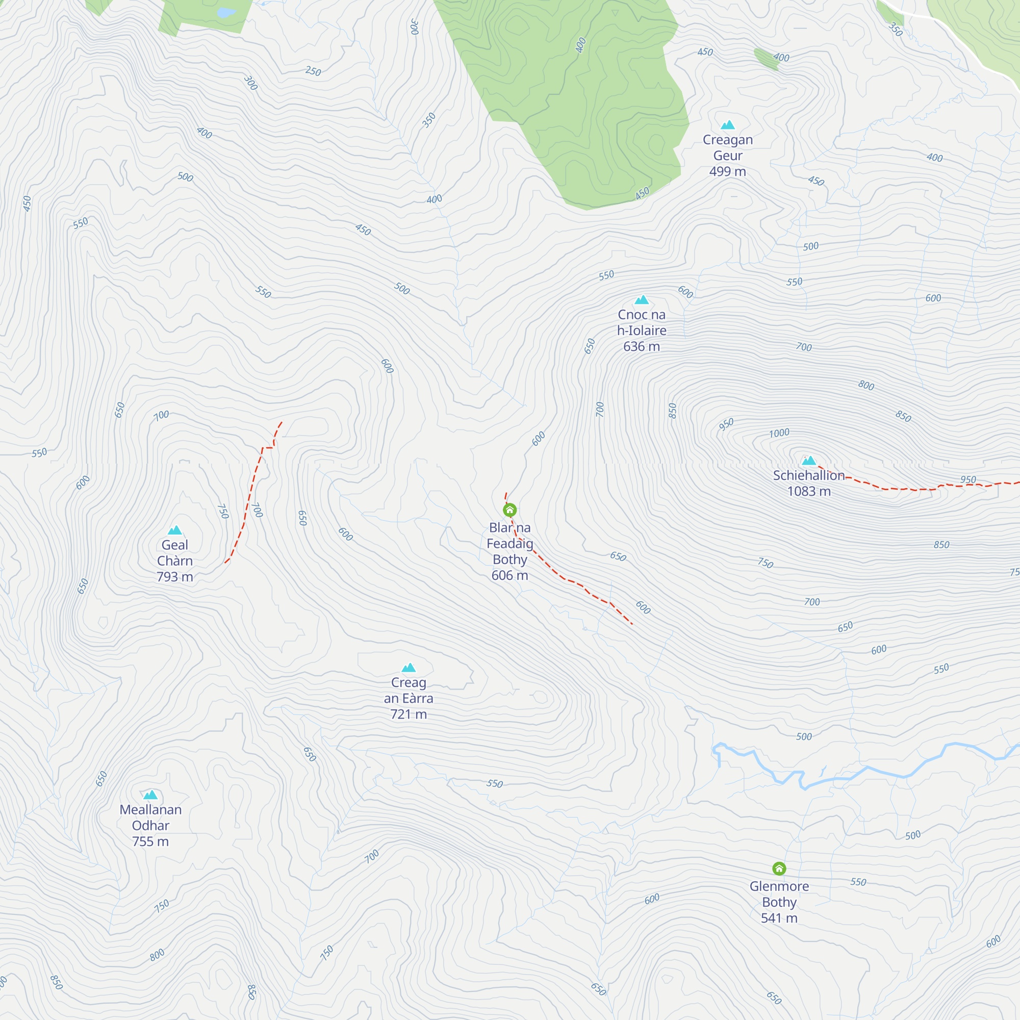 Blar na Feadaig Bothy map