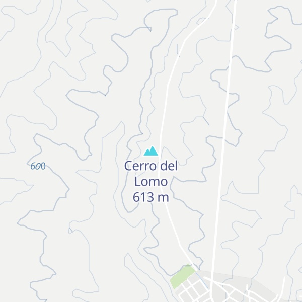 Map of Cerro del Lomo