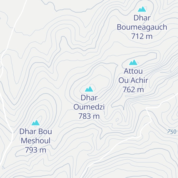 Map of Dhar Oumedzi